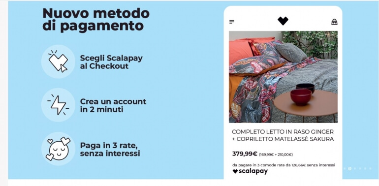 Pagamento Rateale Scalapay